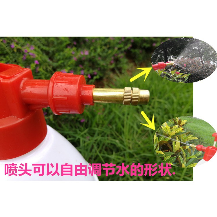 Accesorios de botella de pulverización boquilla de pulverización artículos de jardinería piezas de boquilla de pulverización de alta presión atomizador de riego de flores botella de pulverización de jardín