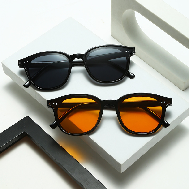 New Style Sunglasses Korean Version Trendy Retro European and American Oval Yellow Sunglasses Unisex Influencer Picks Street Style Glasses New Style Sunglasses Korean Version Trendy Retro European and American Oval Yellow Sunglasses Unisex Influencer Picks Street Style Glasses
