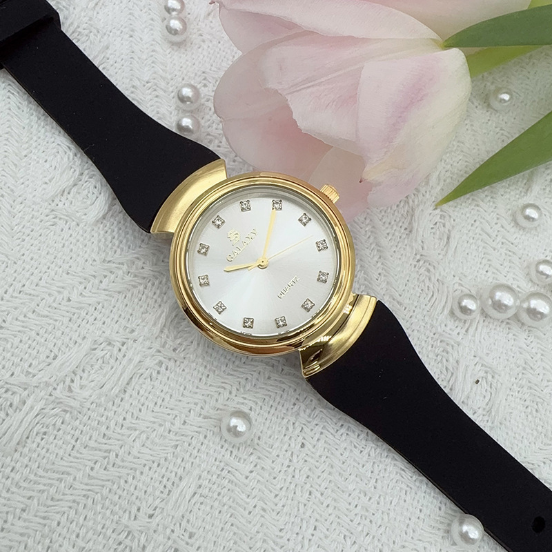 Galaxy Export Watch Women's Silicone Watch Mid-Century Style Women's Watch Dot Diamond Simple Quality Export Cross-Border Supply Watch Galaxy Export Watch Women's Silicone Watch Mid-Century Style Women's Watch Dot Diamond Simple Quality Export Cross-Border Supply Watch