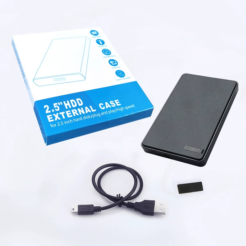 Устанавливаемый USB2.0 USB 2.0 для 2.5-дюймовых внешних жестких дисков, корпус