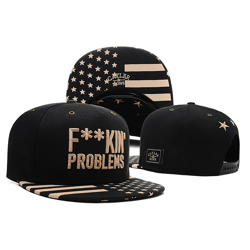 Sombrero de ala plana de comercio exterior, gorro de ajuste, gorro de coche, gorro de moda estadounidense, lote de entrega de una pieza de sol