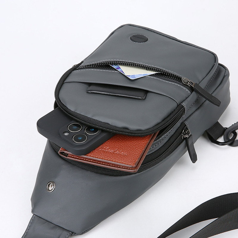 Bolso de pecho de moda coreana para hombres, moda casual de alta capacidad, mochila deportiva resistente al desgaste, mochila de hombro.