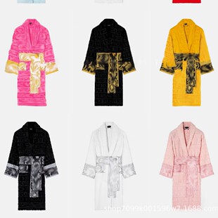 100% Cotton Cut Velvet Bathrobe 5 Star Hotel Quality Unisex