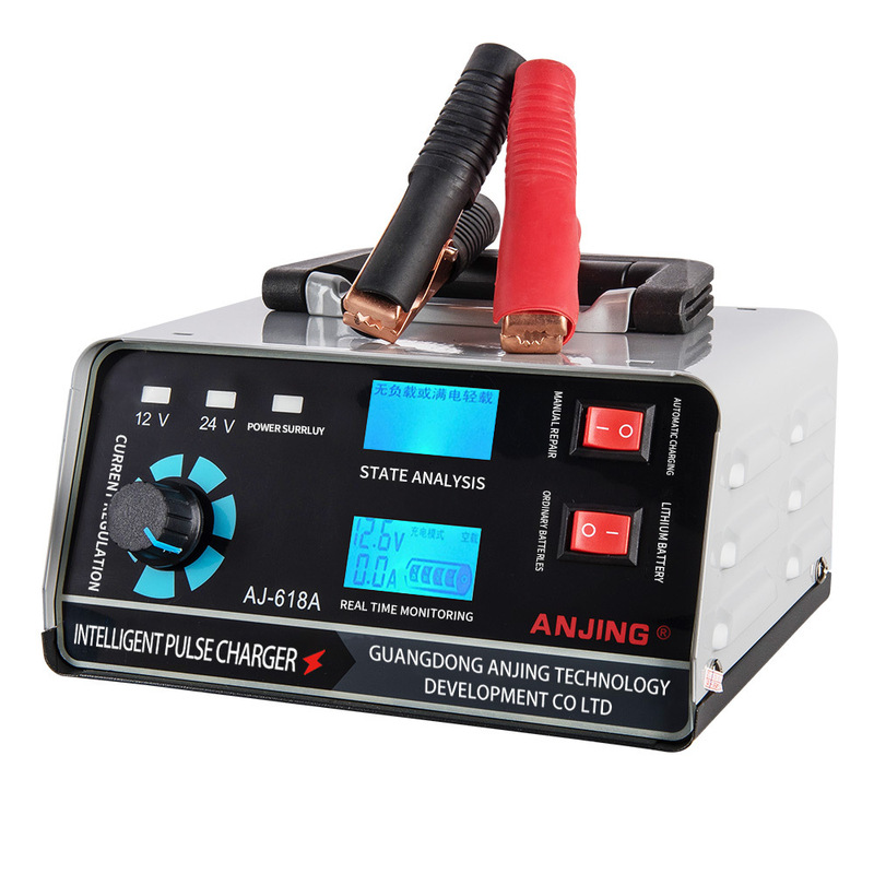 Car Battery Charger 12V24V Universal Battery Charger Start-Stop Intelligent Pulse Repair Charger