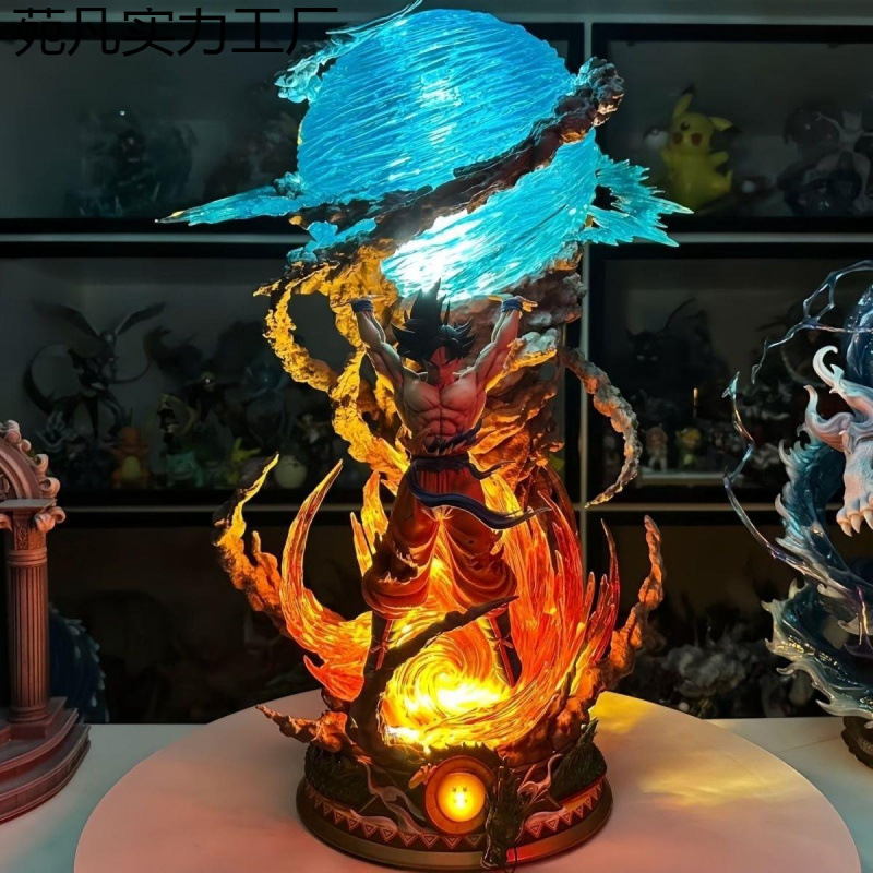 Caixa de color de la marea nacional hecha a mano por el cazador de la bala de la energía de la marea, Goku brillante como la marea