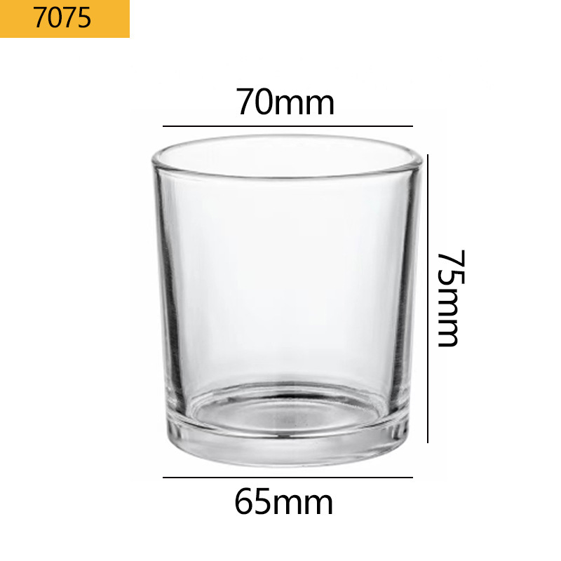 7075 candelabro vidrio vela 195ml candelabro vidrio taza de aroma candelabro vidrio taza de vela