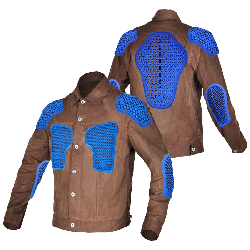 VOLERO american retro máquina pesada chaqueta de cera de aceite motocicleta ciclismo ropa ameikaji aceite cera chaqueta de la motocicleta