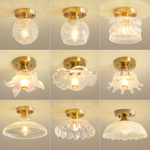 Light Luxury Balcony Lamp Corridor Aisle Lamp Internet Celebrity Simple Modern Entrance Entrance Cloakroom Foyer Ceiling Lamp