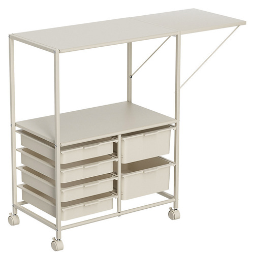 Kitchen sideboard multi-layer storage rack floor-standing storage storage cabinet multi-functional living room movable trolley home