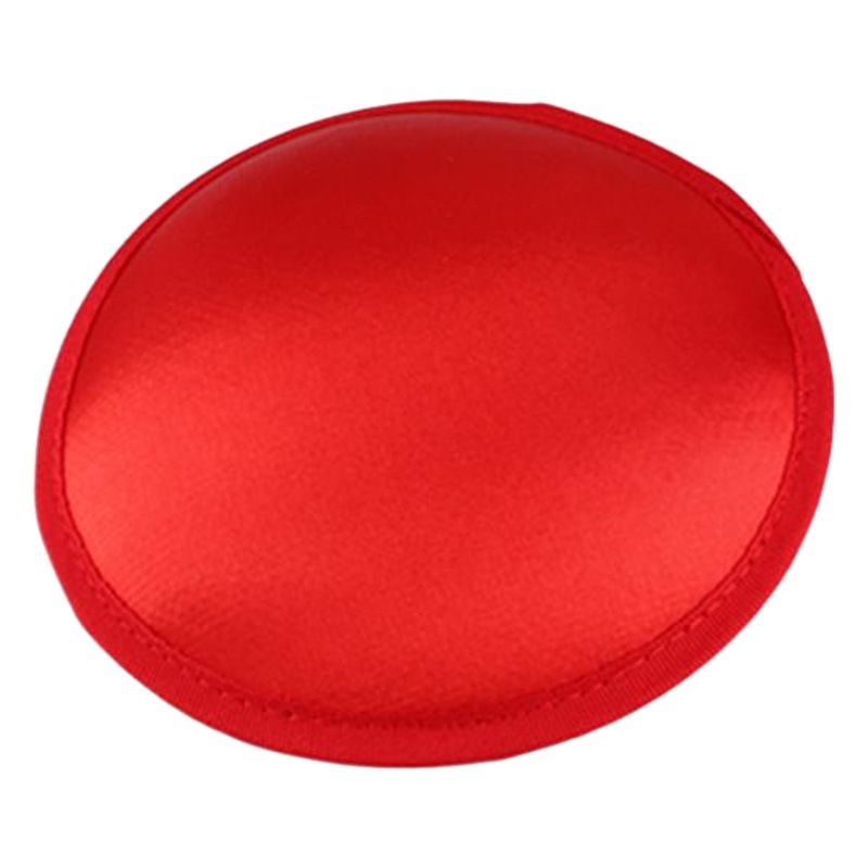 New satin cap drag round support bride headdress DIY headdress accessories base 13cm cap embryo light cap