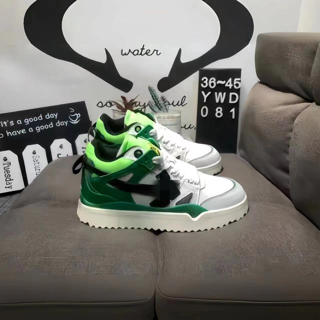 Zhongbang skate casual off zapatos deportivos de marca conjunta para hombres y mujeres, zapatos blancos de moda, zapatos de flecha plana