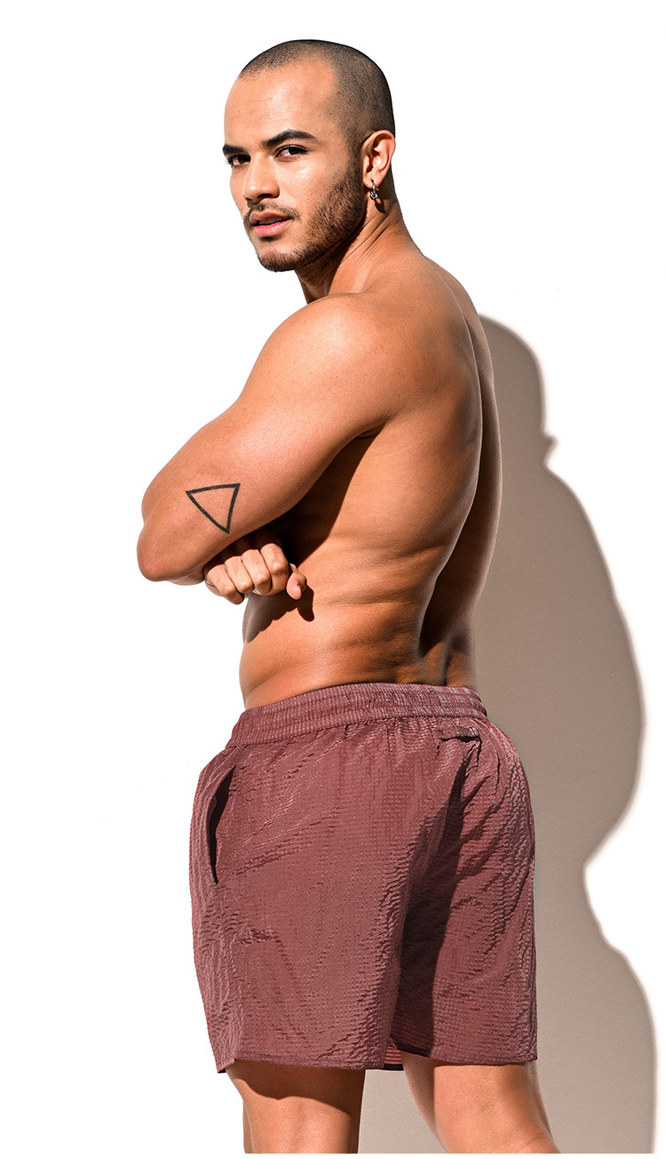 DESMIIT Men's Seaside Swim Trunks