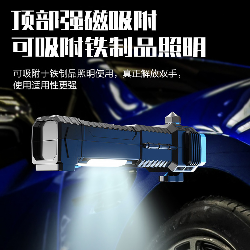 Lintera LED de luz intensa multifuncional recargable lámpara lateral portátil y durable ultra brillante antorcha de iluminación remota