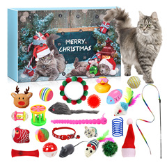 クロスボーダー新製品キャットアドベントカレンダークリスマスカウントダウンキャットアドベントカレンダークリスマスブラインドボックスセット