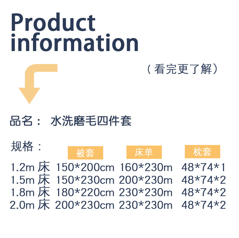 A类纯棉正品小清新四件套亲肤床品全面磨毛床单被套罩宿舍三4件套详情12