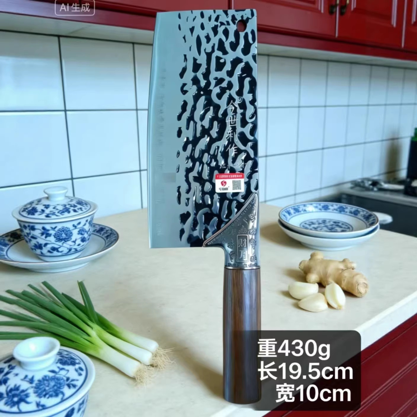 锋利耐用家用切片刀 切肉切菜不费力 厨房好帮手 精工打造持久锋