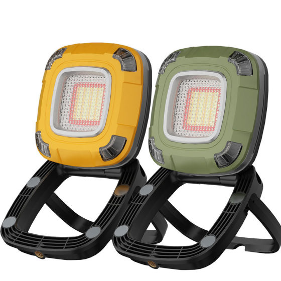 Cross-Border Outdoor Lighting Camping Lamp Floodlight Camping Lamp Led Emergency Light Multi-Light Source Rechargeable Tent Camp Lamp