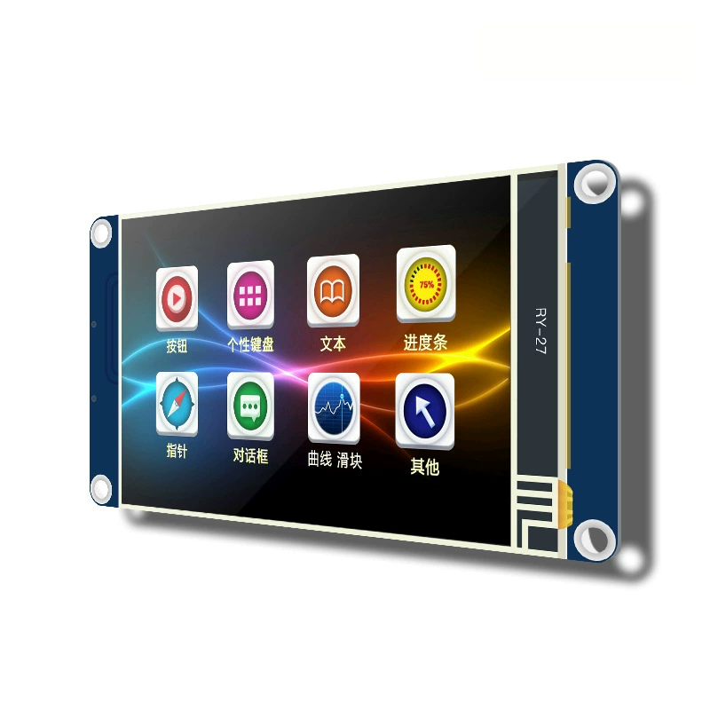 2.8-дюймовый последовательный порт сенсорный LCD экран usart HMI шрифт рисунок управление инструкцией Tao Jingchi TFT дисплей