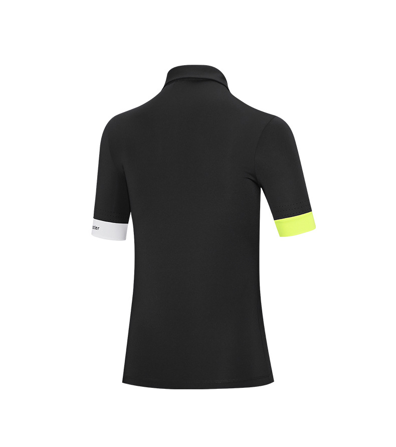 Áo thun nữ golf PGM tay ngắn phối màu thoáng khí — YF564-Áo màu trắng, YF564-Áo màu đen, KUZ149-Quần màu xanh nước biển, KUZ149-Quần Trắng chi tiết 19