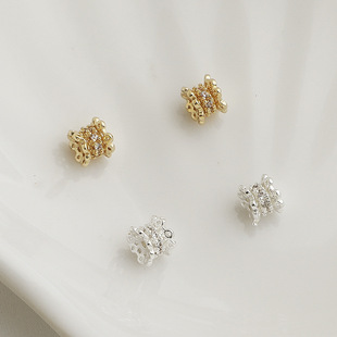 14K����ɫ�ʯ�p�����~�ݻ��� ����С�U��������ñ diy�Ʒ���