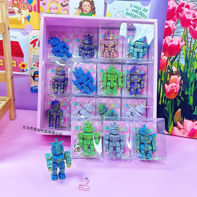 24入3d打印变形金刚挂件益智玩具创意机器人钥匙扣关节可活动儿|undefined