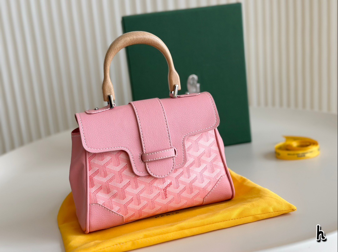 Dientes de perro Sai Kung Bolso 24 Goya GOYARD Bolso de cuero portátil de gran capacidad Trend Classic Fashion Messenger