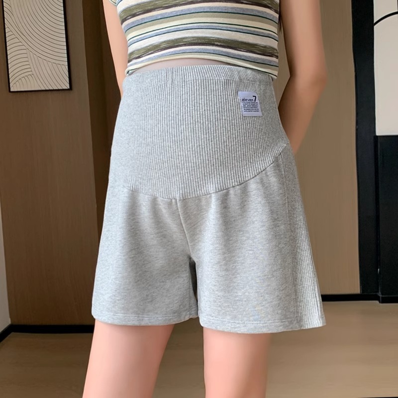 孕妇短裤女2025新款夏季薄款外穿小个子三分阔腿裤休闲运动打底裤|undefined