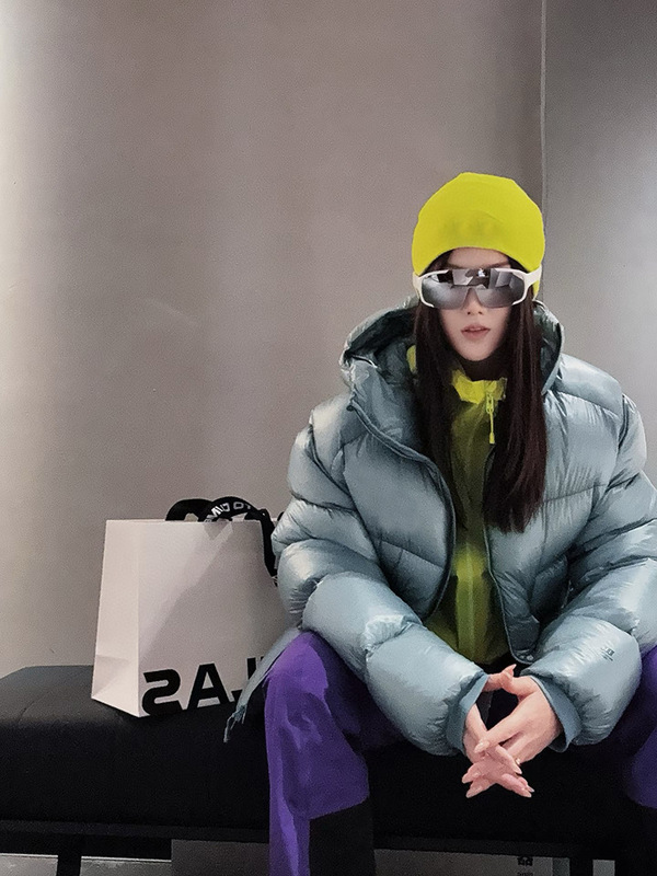 一束家 石家户外5000GT同款亮面暗格面包服羽绒服90白鸭绒情侣款|undefined