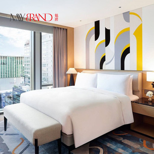 Hotel room banquet bed combination furniture ordering production five-star hotel full set of furniture manufacturer