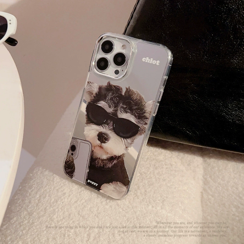 Apple, совместимый iPhone 16, чехол для телефона, очки, 16promax, (cross-border торговля), iPhone, эффект зеркала
