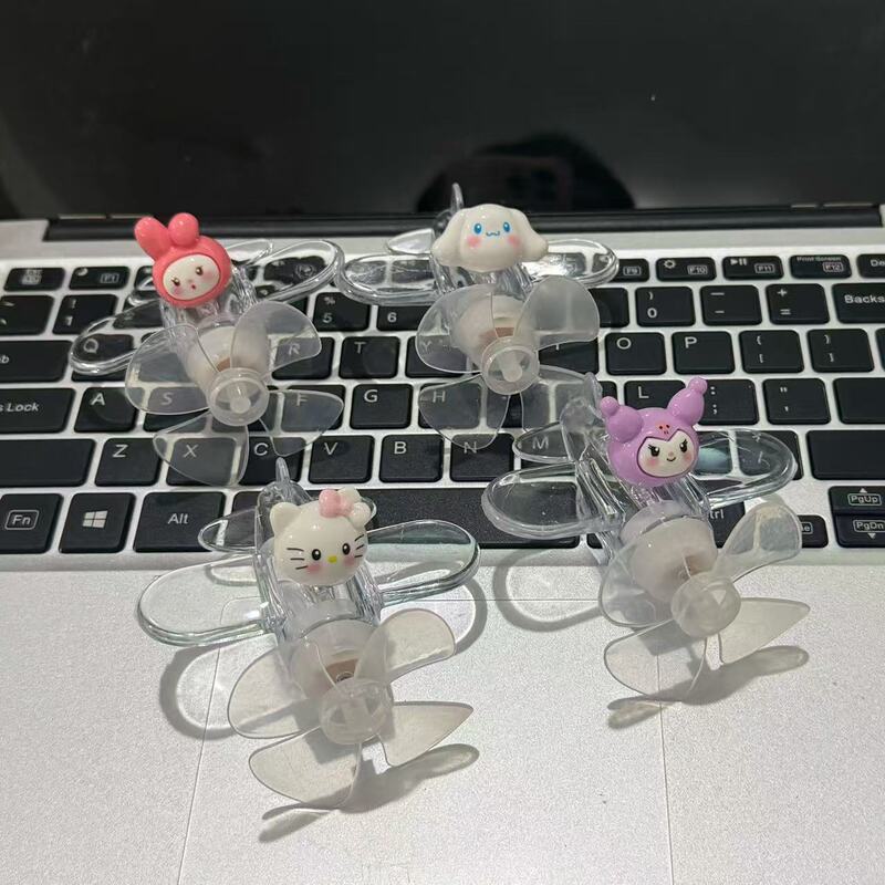 车载摆件风力旋转kt猫发光发电小飞机电动车光彩灯自行车头盔|undefined