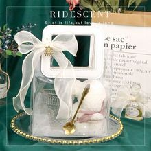 厂家批发透明手提袋 pvc包装袋水晶袋礼品袋化妆品袋塑料伴手礼袋