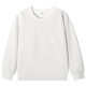 Children's Solid Color Sweatshirt, All-Cotton Kids' Blank Sweatshirt, Toddler and Young Children's Pure Cotton Crew Neck Top, Spring and Autumn Baby Base Shirt
