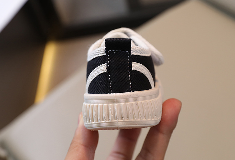 Barncanvas 2023 Vår och höst Pojkar Casual Shell Head Girls Cookie Mjuk sula Babyskor_voghion.com