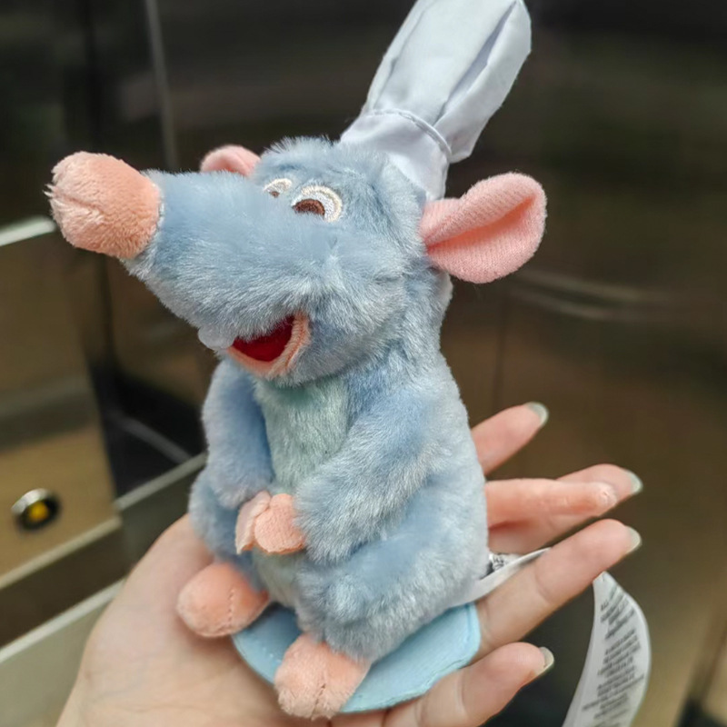 in stock Ratatouille Plush Doll Mouse Remy Plush Toy Doll with Disk Base Rat King Doll