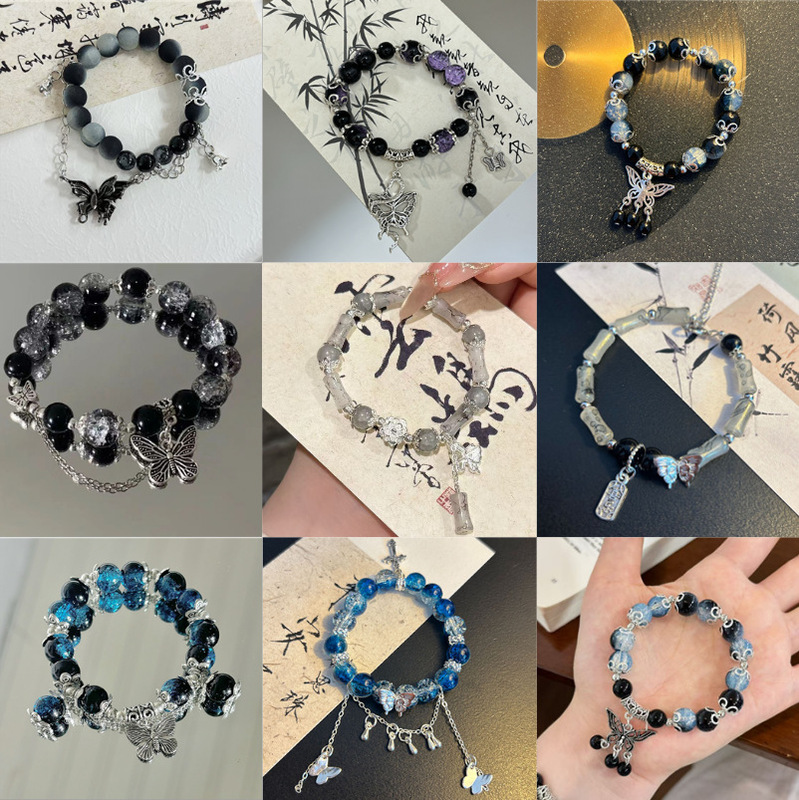 Value-For-Money Best-Selling Recommendation Butterfly Dream Bracelet Sweet Design Niche Friends Birthday Gift Bracelet Wholesale