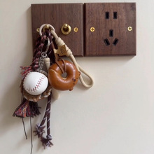 miu风挂绳棒球包挂钥匙扣挂件手工diy款送姐妹伴手礼物棒球挂