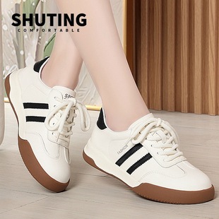 Casual Shoes Women's 2025 New Explosive Small White Shoes All-match Spring and Autumn Comfortable Soft Bottom Super Soft Non-slip Casual