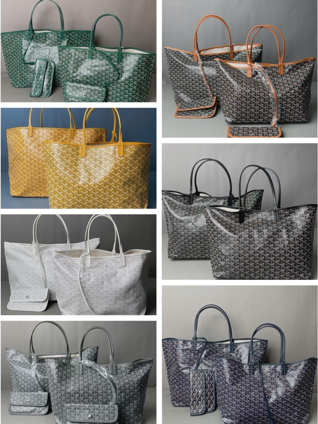 Goya Goyard tote nueva bolsa de dientes de perro bolsa de hombro de mano bolsa de compras de gran capacidad bolsa de madre bolsa de mujer