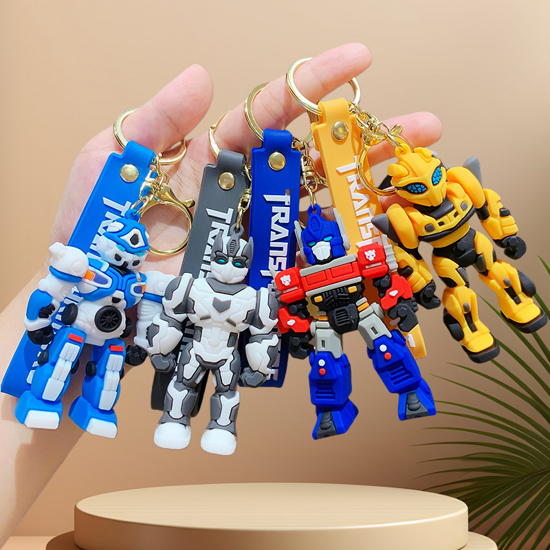 Transformers Keychain for Boys, Creative Optimus Prime Car Keychain, Small Gift Bag Pendant for Boys