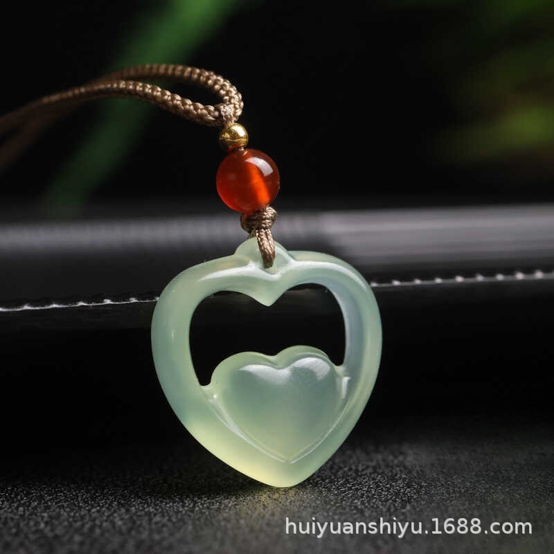 Oil blue heart to heart 26*26mm
