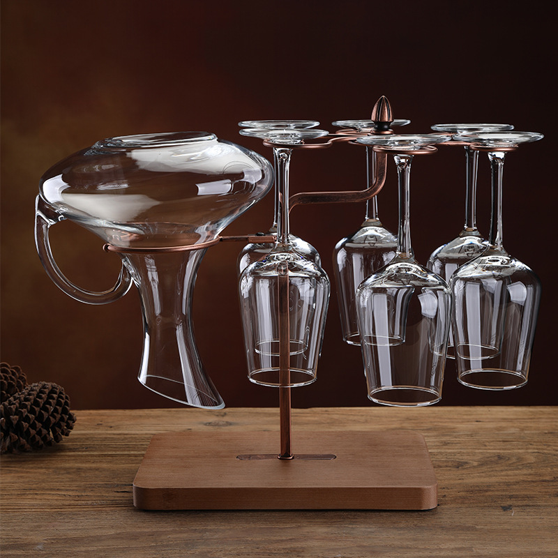 Creative wine cup holder upside down hanging household wine cabinet decoration European-style simple cup holder goblet cup holder