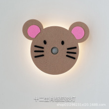 十二生肖充电小夜灯人体感应灯儿童礼品装饰氛围灯免布线壁磁吸灯