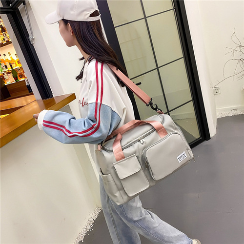  New Travel Bag Oxford Cloth Handbag with Shoe Compartment Large Capacity Wet and Dry Separation Fitness Bag Yoga Bag