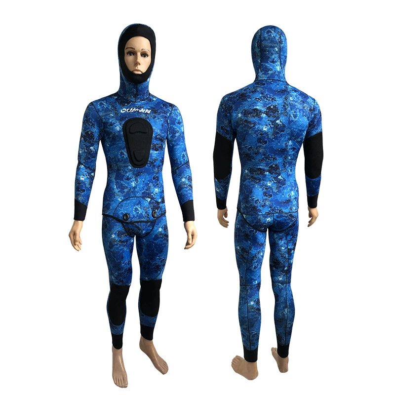 Camouflage split set, keep warm hoody, 5mm