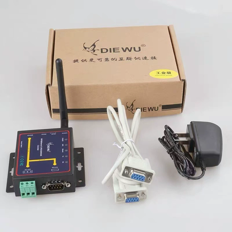 DIEWU Однозп port WIFI беспроводной последовательный сервер двойной последовательный порт к WIFI RS232/485 к WIFI
