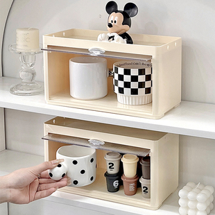 Tiantai Hualian Cup Holder Desktop Cup Storage Rack Dustproof Tea Cup Water Cup Rack Glass Coffee Cup Storage