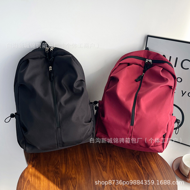 고등학생 Schoolbag 여성 Ins 유행 브랜드 여행 가방 일본 대학생 간단한 컴퓨터 배낭 청소년 배낭