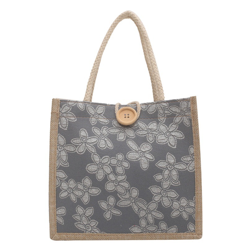 Estudiante de mano bolsa de verano 2023 moda caja de almuerzo bolsa de almuerzo femenino ins mano llevar bolsa de regalo