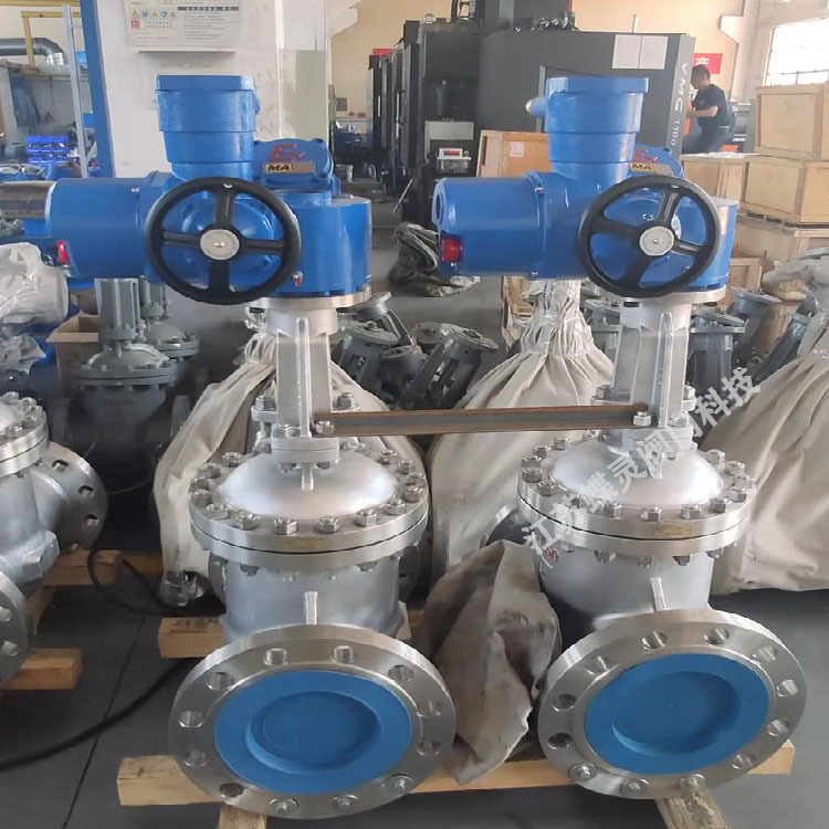 矿用不锈钢电动防爆闸阀 MZ941W-16P DN200电控法兰闸阀